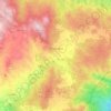 Mapa topográfico Sarraquinhos, altitud, relieve
