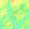 Mapa topográfico Mora, altitud, relieve