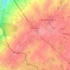 Mapa topográfico Rouveroy, altitud, relieve