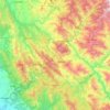 Mapa topográfico Solan, altitud, relieve