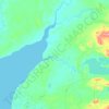 Mapa topográfico Bristol Bay, altitud, relieve