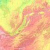 Mapa topográfico Республика Бурятия, altitud, relieve