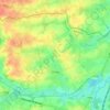 Mapa topográfico Ghoy, altitud, relieve