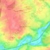 Mapa topográfico Sars-la-Buissière, altitud, relieve