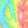 Mapa topográfico Eglwysbach, altitud, relieve