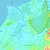 Mapa topográfico Marudi, altitud, relieve