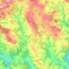 Mapa topográfico Neukirchen vorm Wald, altitud, relieve