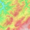 Mapa topográfico Grandmenil, altitud, relieve