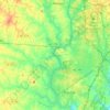 Mapa topográfico Lake Wylie, altitud, relieve