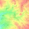 Mapa topográfico Jetpur Taluka, altitud, relieve