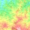 Mapa topográfico Maheswaram mandal, altitud, relieve