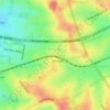 Mapa topográfico Narwee, altitud, relieve