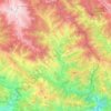 Mapa topográfico Bani, altitud, relieve