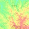 Mapa topográfico São Domingos do Araguaia, altitud, relieve