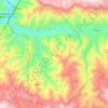 Mapa topográfico Tectitán, altitud, relieve