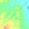 Mapa topográfico Raya Tingni, altitud, relieve