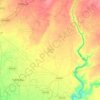 Mapa topográfico Vijapur Taluka, altitud, relieve