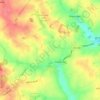 Mapa topográfico Clavering, altitud, relieve