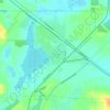 Mapa topográfico Village of Alix, altitud, relieve