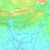 Mapa topográfico Akhnoor, altitud, relieve
