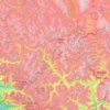 Mapa topográfico Spiti, altitud, relieve