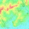 Mapa topográfico 8554, altitud, relieve