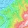 Mapa topográfico Revel, altitud, relieve