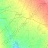 Mapa topográfico Viramgam Taluka, altitud, relieve