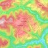 Mapa topográfico Kirchwald, altitud, relieve
