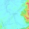 Mapa topográfico Sungai Sedim, altitud, relieve