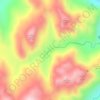 Mapa topográfico Kaliwa River (Kaliwa Watershed, altitud, relieve