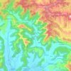 Mapa topográfico Kaal River, altitud, relieve