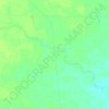 Mapa topográfico Rio Aguaray Guazú, altitud, relieve