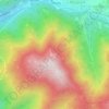 Mapa topográfico Pozza delle Pese, altitud, relieve
