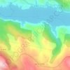 Mapa topográfico Ravin de la Chapelle, altitud, relieve