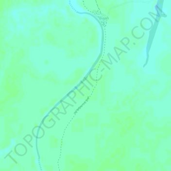 Mapa topográfico Foelsche River, altitud, relieve