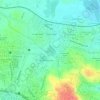 Mapa topográfico sunnam cheruvu, altitud, relieve