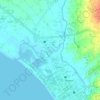 Mapa topográfico Pansipit, altitud, relieve