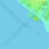 Mapa topográfico Países Bajos, altitud, relieve