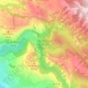 Mapa topográfico Sierra Vista Open Space Preserve, altitud, relieve
