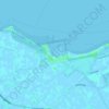 Mapa topográfico 650, altitud, relieve