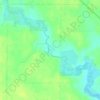 Mapa topográfico Lime Creek, altitud, relieve