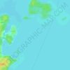 Mapa topográfico остров Пасхи, altitud, relieve