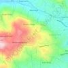 Mapa topográfico Echo Lake, altitud, relieve