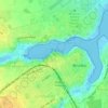 Mapa topográfico Castillo Suabo de Bríndisi, altitud, relieve