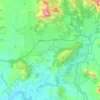 Mapa topográfico Sedona City Limit, altitud, relieve