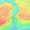 Mapa topográfico Río Ozama, altitud, relieve