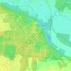 Mapa topográfico Полесское, altitud, relieve