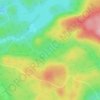 Mapa topográfico Lac Rinzo, altitud, relieve
