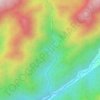 Mapa topográfico Sungai Kerian Kiri, altitud, relieve